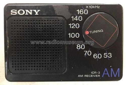 AM Receiver ICR-3; Sony Corporation; (ID = 2893546) Radio