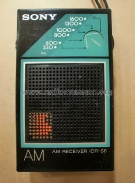 AM Receiver ICR-S8; Sony Corporation; (ID = 2419474) Radio