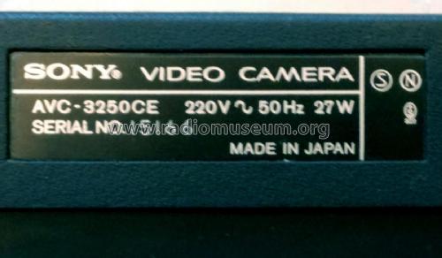 Video Camera AVC 3250 CES; Sony Corporation; (ID = 2124218) TV-studio