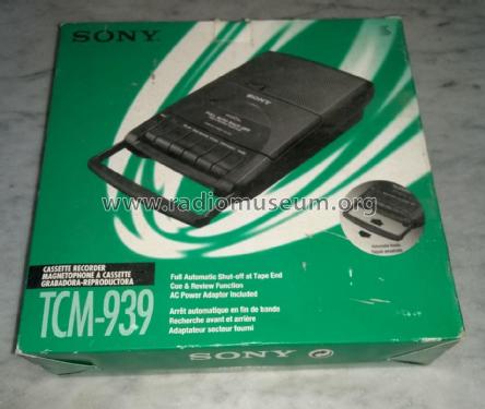 Cassette-Corder TCM-939; Sony Corporation; (ID = 2513961) Sonido-V
