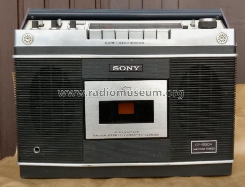 CF-550A; Sony Corporation; (ID = 2339321) Radio