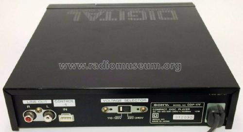 Compact Disc Player CDP-17F; Sony Corporation; (ID = 2456650) Ton-Bild