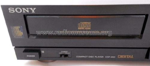 Compact Disc Player CDP-950; Sony Corporation; (ID = 2128876) R-Player