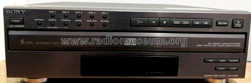 Compact Disc Player CDP-C422M; Sony Corporation; (ID = 2473820) Ton-Bild