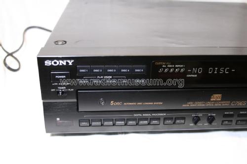 Compact Disc Player CDP-C79ES; Sony Corporation; (ID = 2420807) R-Player