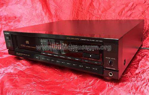 10 Disc Automatic Changer Compact Disc Player CDP-C900; Sony Corporation; (ID = 2487066) Ton-Bild