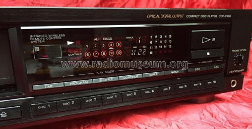 10 Disc Automatic Changer Compact Disc Player CDP-C900; Sony Corporation; (ID = 2487070) R-Player