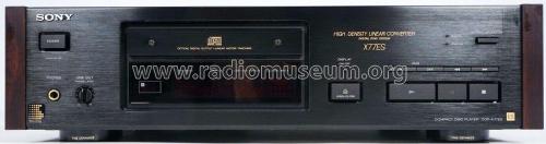 Compact Disc Player CDP-X77ES; Sony Corporation; (ID = 2471966) Reg-Riprod