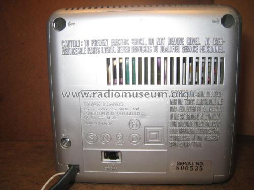 Digicube ICF-C10W; Sony Corporation; (ID = 2119011) Radio