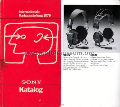 DR-25; Sony Corporation; (ID = 3002118) Speaker-P