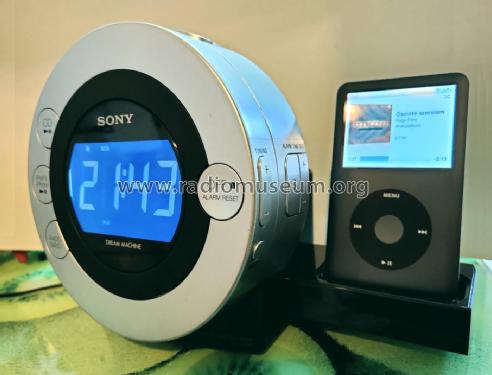 Dream Machine FM/AM CD Clock Radio ICF-CD3iP; Sony Corporation; (ID = 2749621) Radio