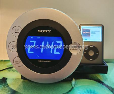 Dream Machine FM/AM CD Clock Radio ICF-CD3iP; Sony Corporation; (ID = 2749624) Radio