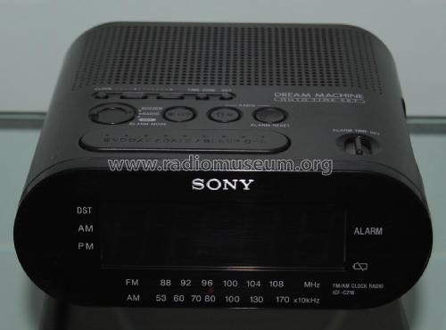Dream Machine FM/AM Clock Radio ICF-C218; Sony Corporation; (ID = 2654779) Radio