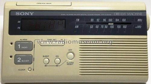 Dream Machine ICF-C220W; Sony Corporation; (ID = 2583841) Radio