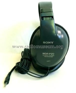 Dynamic Stereo Headphones MDR-P20; Sony Corporation; (ID = 2484549) Speaker-P