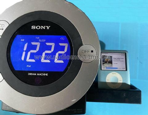 Dream Machine FM/AM CD Clock Radio ICF-CD3iP; Sony Corporation; (ID = 2746780) Radio
