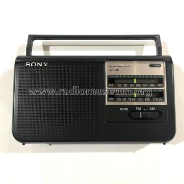 FM/AM 2 Band Radio ICF-38; Sony Corporation; (ID = 2313668) Radio