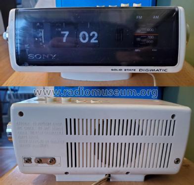 FM/AM Digital Clock Radio 8FC-100W; Sony Corporation; (ID = 2856003) Radio