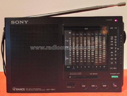 FM/AM Multi Band Receiver ICF-7601; Sony Corporation; (ID = 2572801) Radio