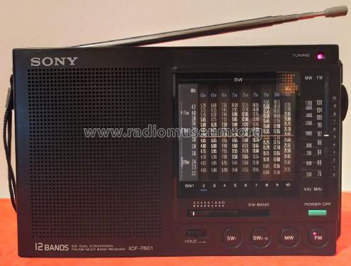 FM/AM Multi Band Receiver ICF-7601 Radio Sony Corporation