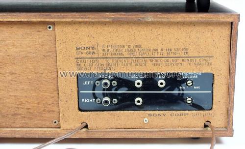FM-AM Solid State 8F-88W and STA-88W; Sony Corporation; (ID = 2860055) Radio