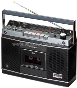 FM/AM Stereo Cassette-Corder CF-550B; Sony Corporation; (ID = 2214986) Radio