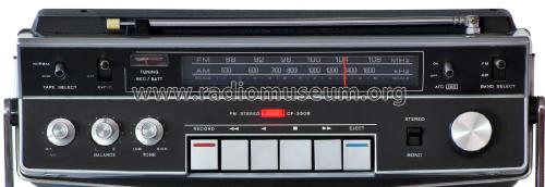 FM/AM Stereo Cassette-Corder CF-550B; Sony Corporation; (ID = 2214989) Radio
