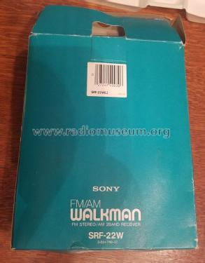 FM/AM Walkman SRF-22W; Sony Corporation; (ID = 2826723) Radio