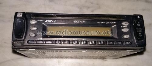 FM/MW/LW Compact Disc Player CDX-L410; Sony Corporation; (ID = 2619541) Car Radio