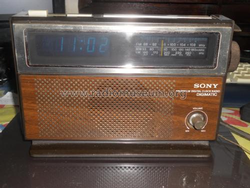 FM/MW/LW Digital Clock Radio DIGIMATIC ICF-C815L; Sony Corporation; (ID = 2448515) Radio