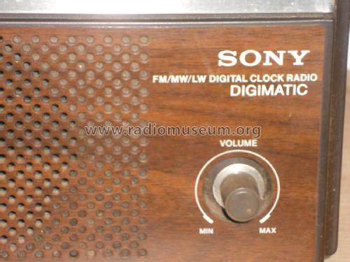 FM/MW/LW Digital Clock Radio DIGIMATIC ICF-C815L; Sony Corporation; (ID = 2448520) Radio