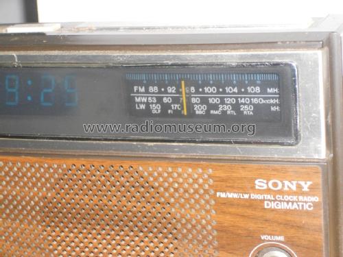 FM/MW/LW Digital Clock Radio DIGIMATIC ICF-C815L; Sony Corporation; (ID = 2448521) Radio