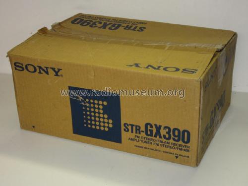 FM Stereo FM-AM Receiver STR-GX390; Sony Corporation; (ID = 2423065) Radio