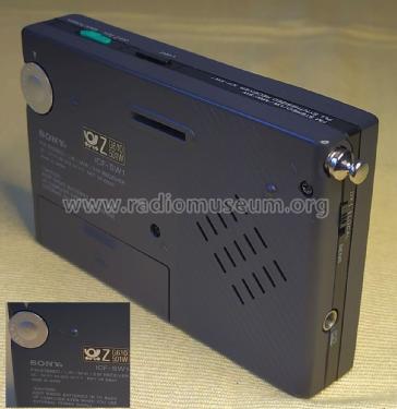FM Stereo / LW / MW / SW Receiver ICF-SW1 - Type 1; Sony Corporation; (ID = 2787172) Radio