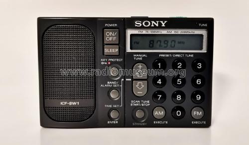FM Stereo / LW / MW / SW Receiver ICF-SW1 - Type 2; Sony Corporation; (ID = 3013295) Radio