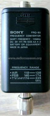 Frequency Converter FRQ-80; Sony Corporation; (ID = 2584817) Converter