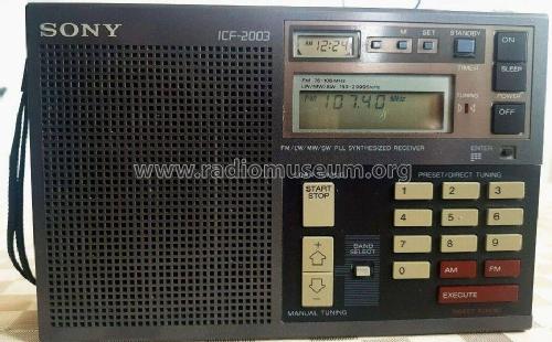 ICF-2003; Sony Corporation; (ID = 2585200) Radio