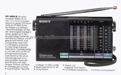 Radio Sony 7 Bandas