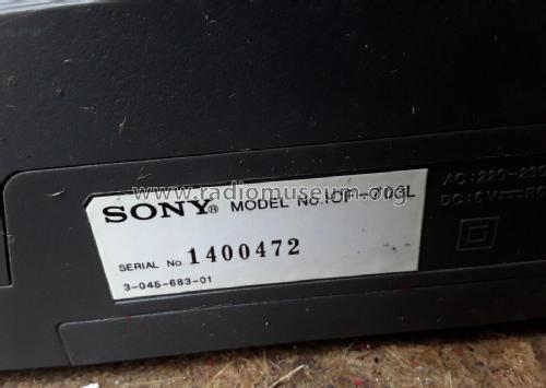 ICF-703L; Sony Corporation; (ID = 2823296) Radio