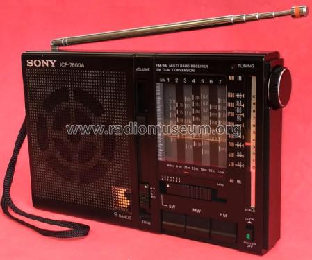 ICF-7600A Radio Sony Corporation; Tokyo, build 1983, 36 pictures