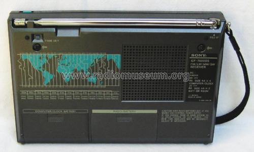 ICF-7600DS; Sony Corporation; (ID = 2291216) Radio