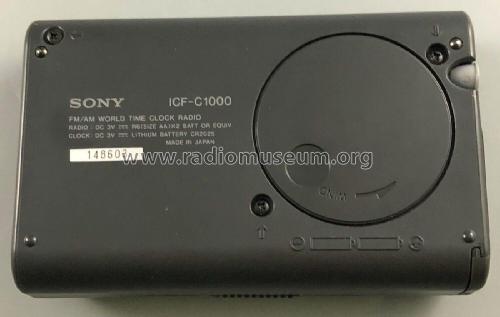 ICF-C1000; Sony Corporation; (ID = 2967874) Radio
