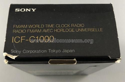 ICF-C1000; Sony Corporation; (ID = 2967877) Radio
