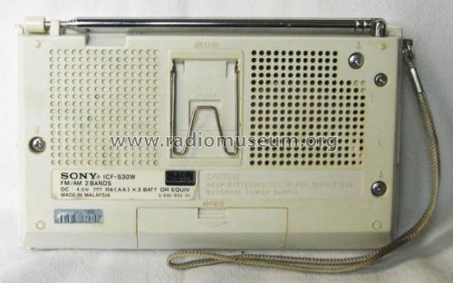 ICF-S30W; Sony Corporation; (ID = 2157494) Radio