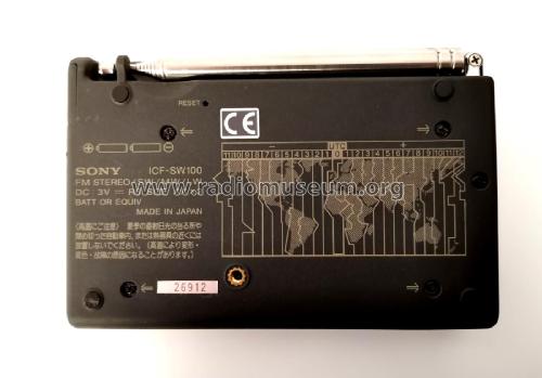 ICF-SW100; Sony Corporation; (ID = 3013549) Radio