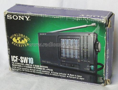 Stereo 12 Bands ICF-SW10; Sony Corporation; (ID = 2175272) Radio