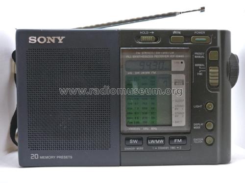 FM Stereo / SW / MW / LW PLL Synthesized Receiver ICF-SW40; Sony Corporation; (ID = 2136487) Radio