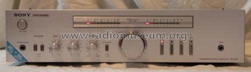 Integrated Stereo Amplifier TA-343; Sony Corporation; (ID = 2251246) Ampl/Mixer