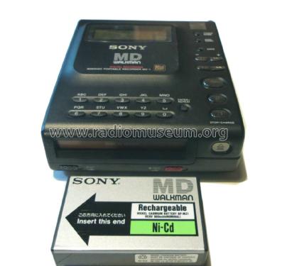 MD Walkman MiniDisc Portable Recorder MZ-1; Sony Corporation; (ID = 2160797) R-Player