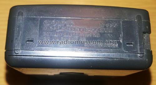 Microcassette-Corder M-330; Sony Corporation; (ID = 2288530) Enrég.-R